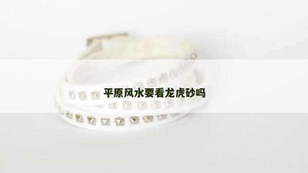 平原風水要看龍虎砂嗎