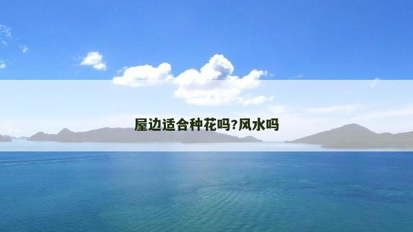 屋邊適合種花嗎?風(fēng)水嗎