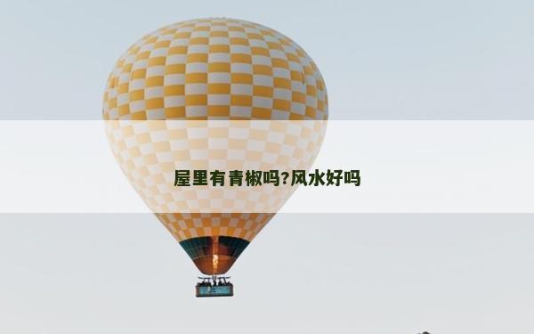 屋里有青椒嗎?風水好嗎 屋里有青椒嗎?風水好嗎