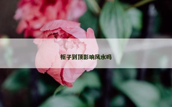 柜子到頂影響風水嗎