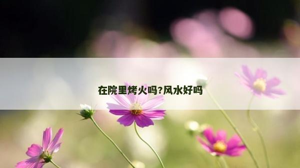 在院里烤火嗎?風(fēng)水好嗎