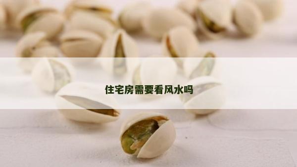 住宅房需要看風水嗎