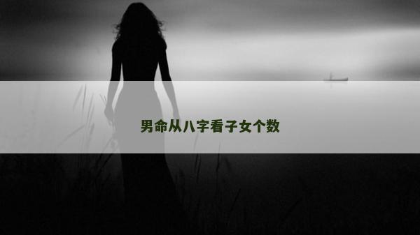 男命從八字看子女個數 男命從八字看子女個數