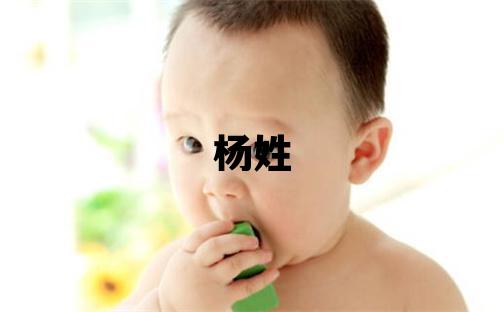 楊姓有詩意的男寶寶名字