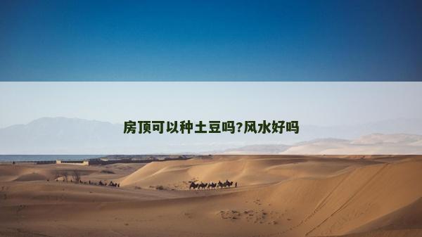 房頂可以種土豆嗎?風水好嗎