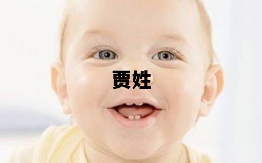 賈姓吉利的女寶寶名字
