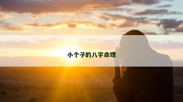 小個子的八字命理