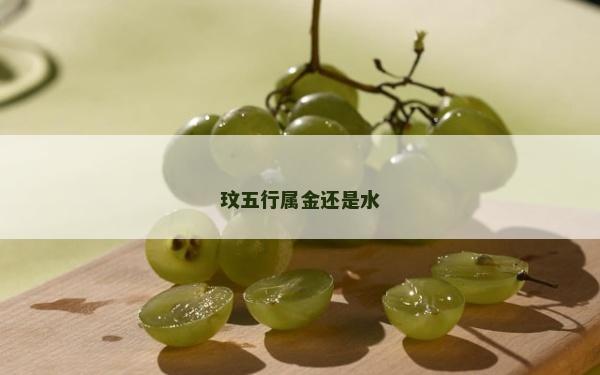玟五行屬金還是水