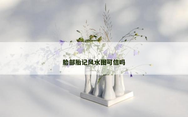 臉部胎記風水圖可信嗎