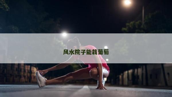 風水院子能栽葡萄