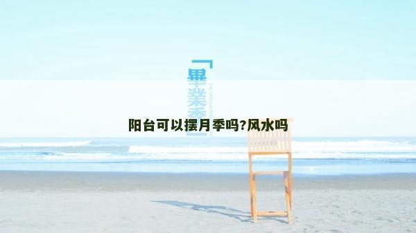 陽臺可以擺月季嗎?風水嗎