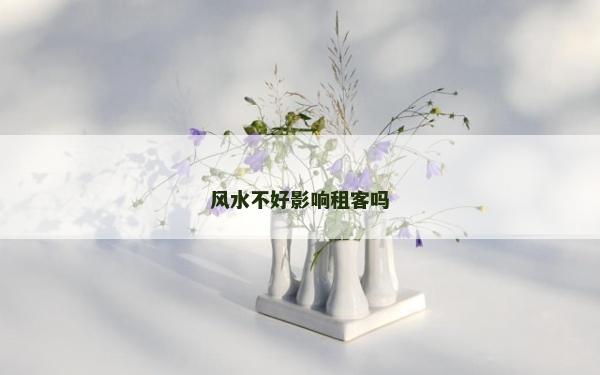 風(fēng)水不好影響租客嗎