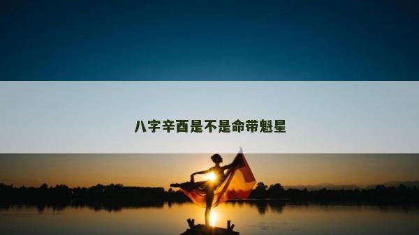 八字辛酉是不是命帶魁星