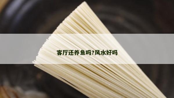 客廳還養(yǎng)魚嗎?風(fēng)水好嗎