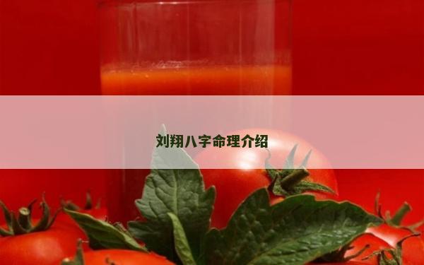 劉翔八字命理介紹