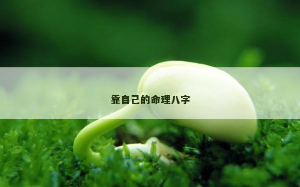 靠自己的命理八字