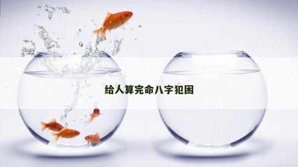 給人算完命八字犯困