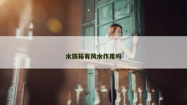 水族箱有風水作用嗎