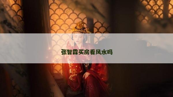 張智霖買房看風水嗎