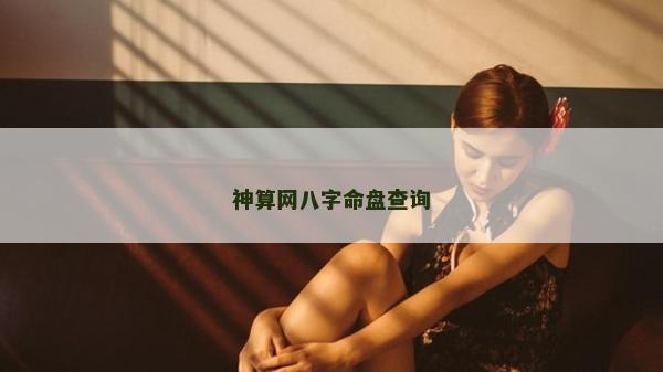 神算網(wǎng)八字命盤查詢