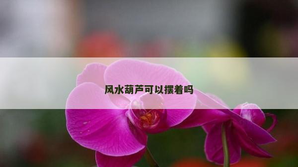 風水葫蘆可以擺著嗎