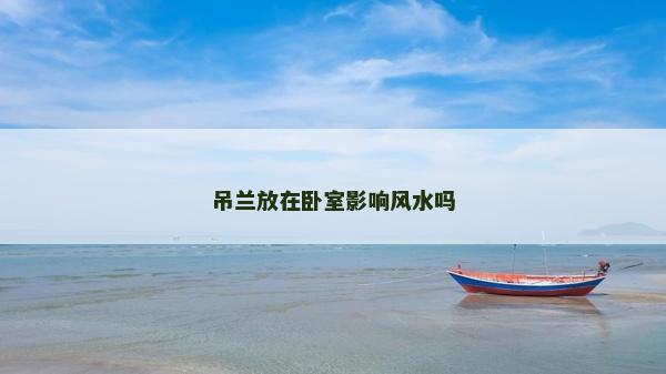 吊蘭放在臥室影響風(fēng)水嗎