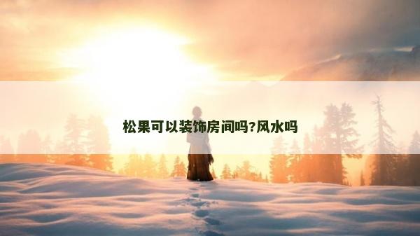 松果可以裝飾房間嗎?風水嗎