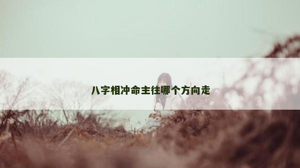 八字相沖命主往哪個方向走