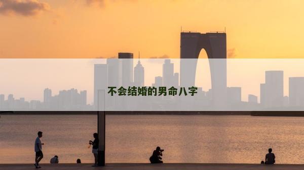 不會結婚的男命八字