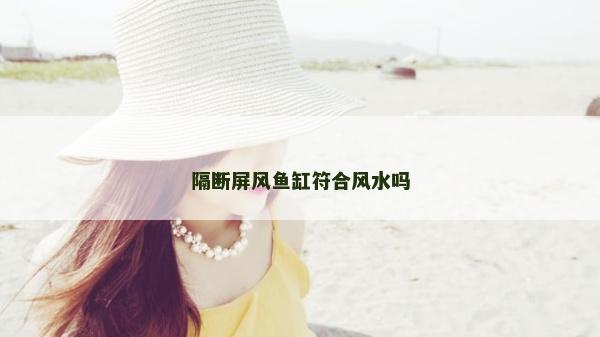 隔斷屏風魚缸符合風水嗎 隔斷屏風魚缸符合風水嗎