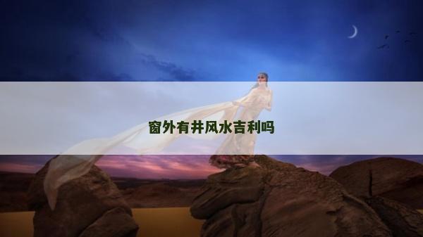 窗外有井風(fēng)水吉利嗎