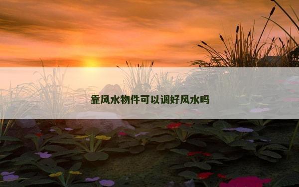 靠風(fēng)水物件可以調(diào)好風(fēng)水嗎