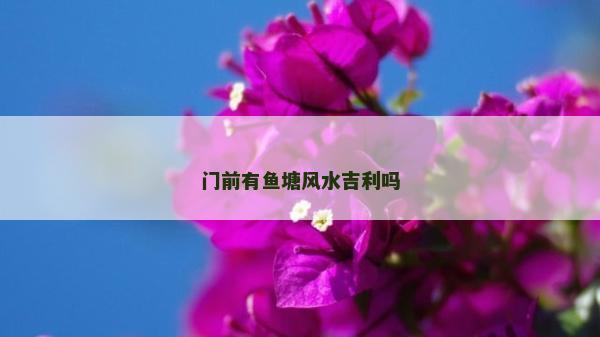 門前有魚塘風(fēng)水吉利嗎
