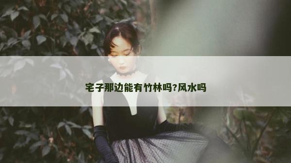 宅子那邊能有竹林嗎?風水嗎