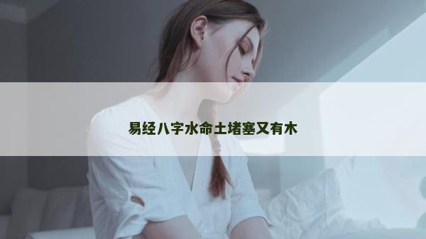 易經八字水命土堵塞又有木