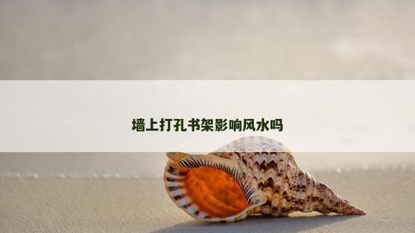 墻上打孔書(shū)架影響風(fēng)水嗎