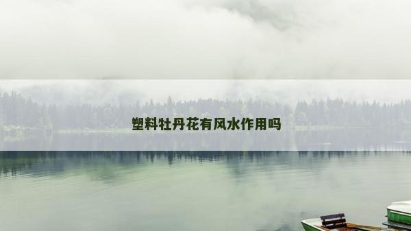 塑料牡丹花有風水作用嗎