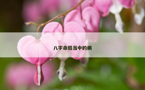 八字命局當中的病