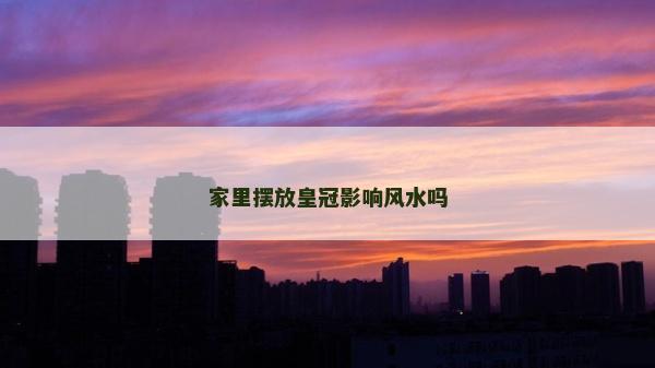 家里擺放皇冠影響風(fēng)水嗎