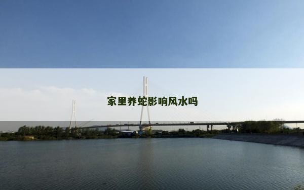 家里養蛇影響風水嗎