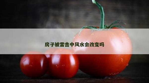房子被雷擊中風水會改變嗎