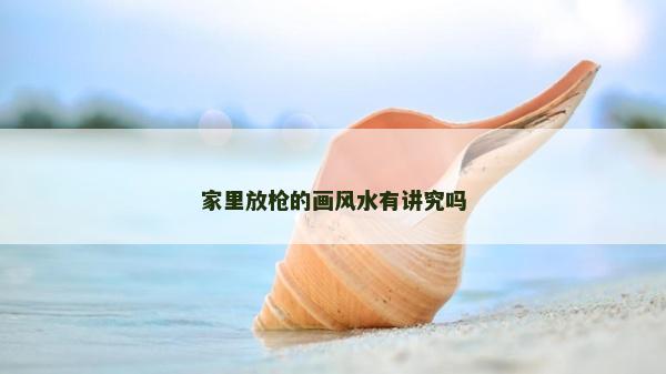 家里放槍的畫風水有講究嗎