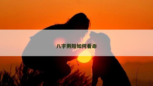 八字陰陽如何看命
