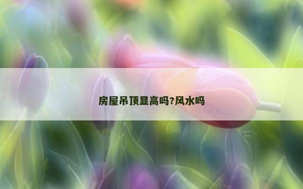 房屋吊頂顯高嗎?風水嗎
