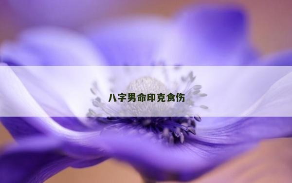 八字男命印克食傷