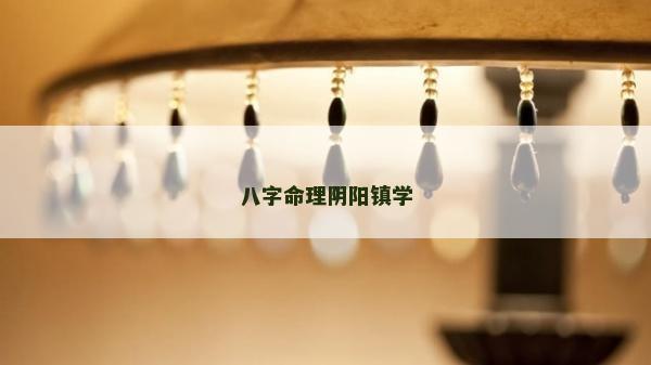 八字命理陰陽鎮學 八字命理陰陽鎮學