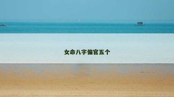 女命八字偏官五個