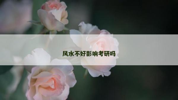 風水不好影響考研嗎 風水不好影響考研嗎