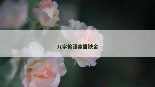 八字偏強命里缺金 八字偏強命里缺金