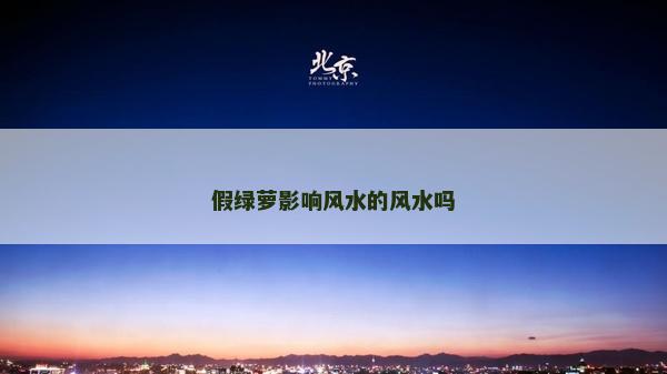 假綠蘿影響風水的風水嗎